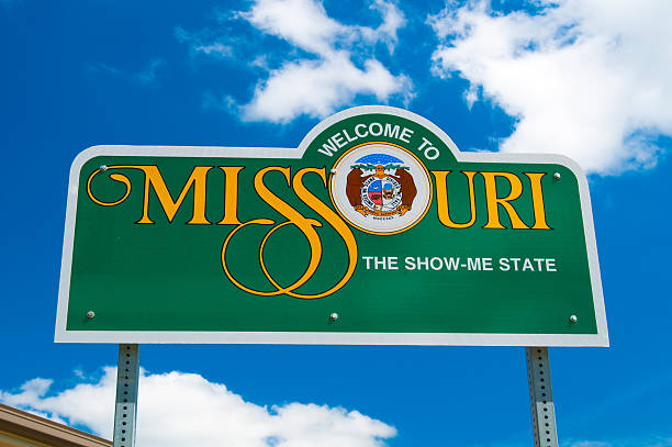 Welcome to Missouri sign at Iowa - Missouri Border