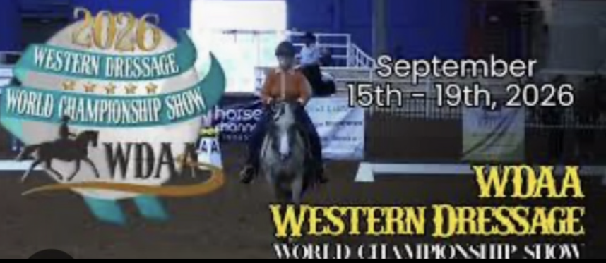 Western Dressage Association of America advertisement for the 2026 Championship Show.
